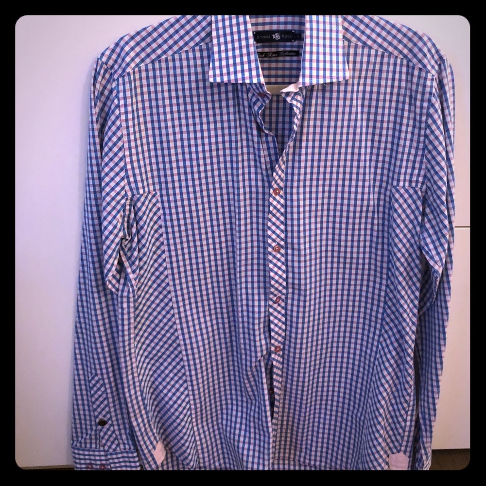 Stone Rose, Black Rivet Collection, men shirt